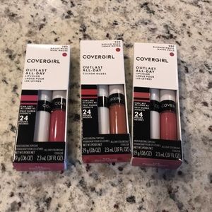 Covergirl lot of 3 all day lip color 930 585 550